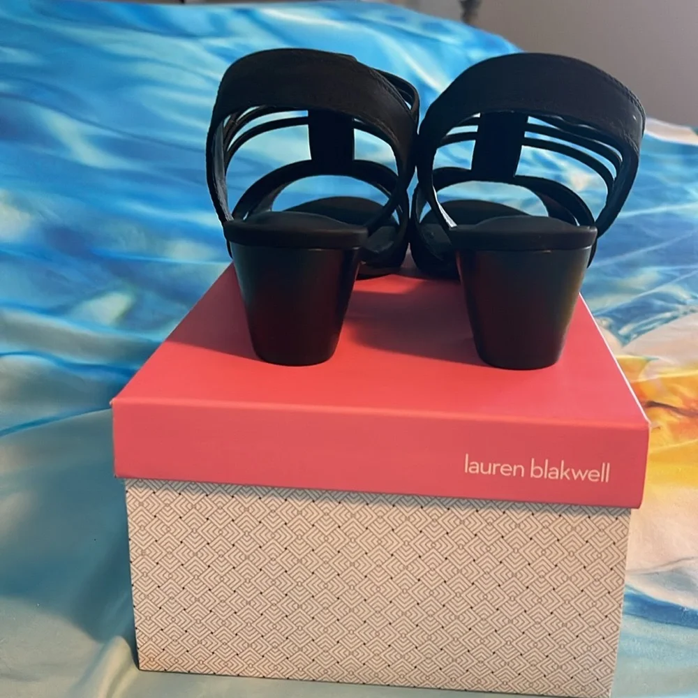 Lauren Blackwell Black Women's Sandals